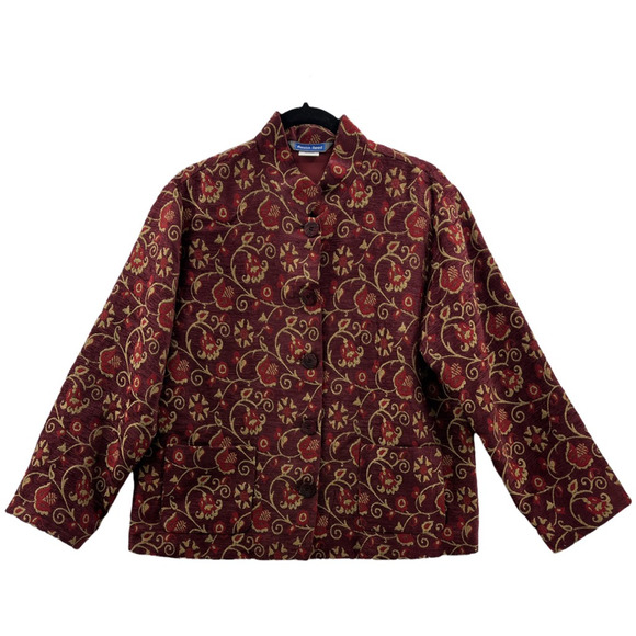 Austin Reed Jackets & Blazers - Austin Reed Womens Suit Jacket Blazer Multicolor Floral Pockets Long Sleeve XL